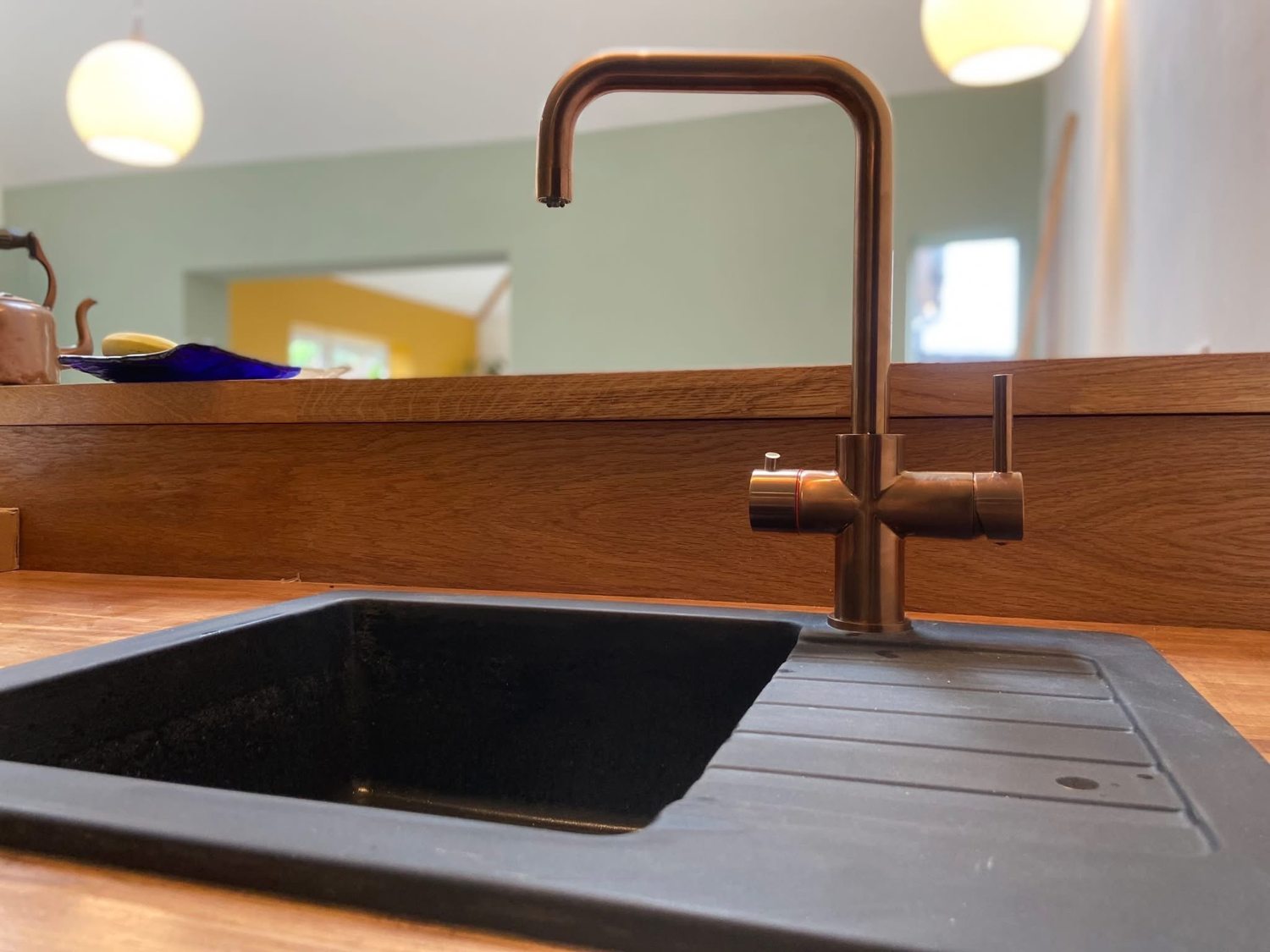 Kitchen tap detail